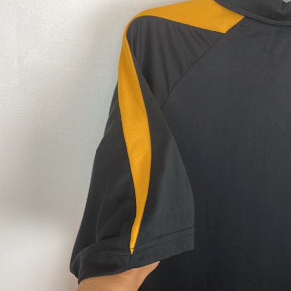 Men’s Appalachian State University Polo Shirt Size Large Color Black/Yellow - Picture 4 of 7